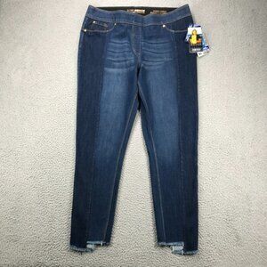 PETER NYGARD Jeans Womens Size XL 18-20 Skinny Ankle Indigo Wash Lux Denim NEW